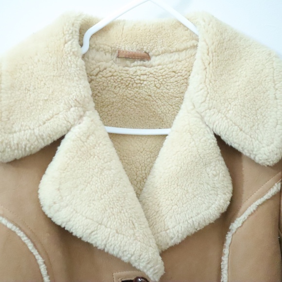 Vintage Penny Lane style Warm Afghan Coat / Eddie Bauer Women's S-M - Picture 4 of 10